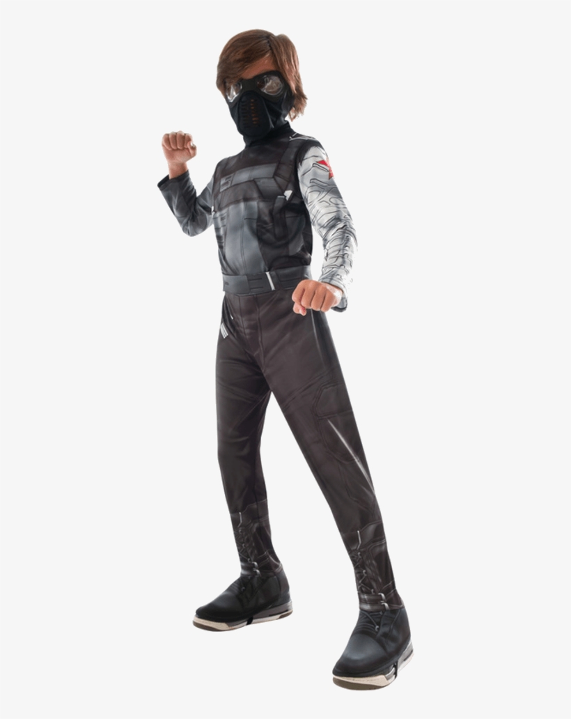 Child Winter Soldier Costume, transparent png #8785894