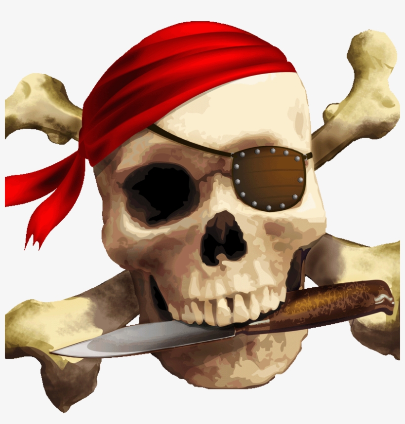 Pirate Beowolf - Pirate Skull, transparent png #8785900