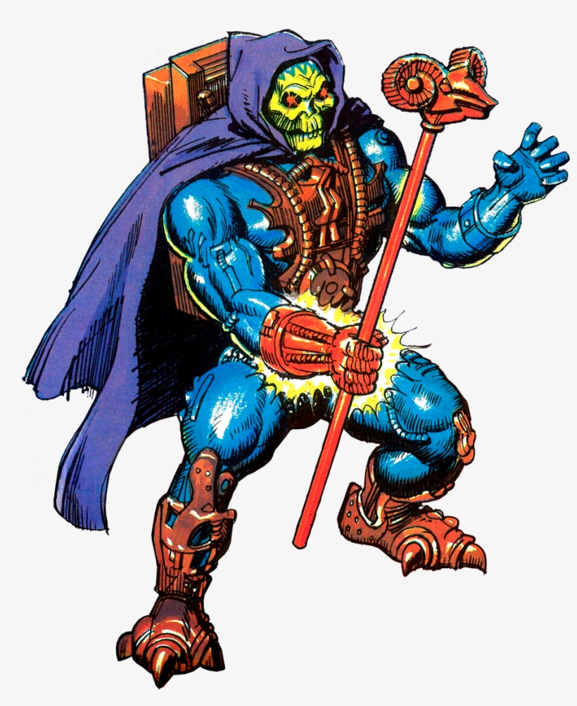 The Power Of He-man - Laser Light Skeletor Package, transparent png #8786736