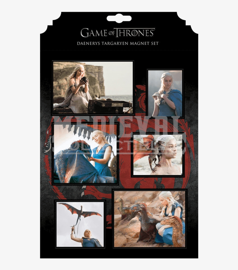 Game Of Thrones Daenerys Targaryen Magnet Set - Flyer, transparent png #8786859