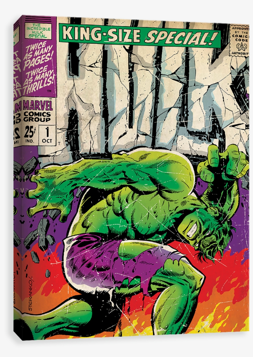 Comic Marvel King Size Hulk Vertical - King Size Special Hulk 1, transparent png #8787114