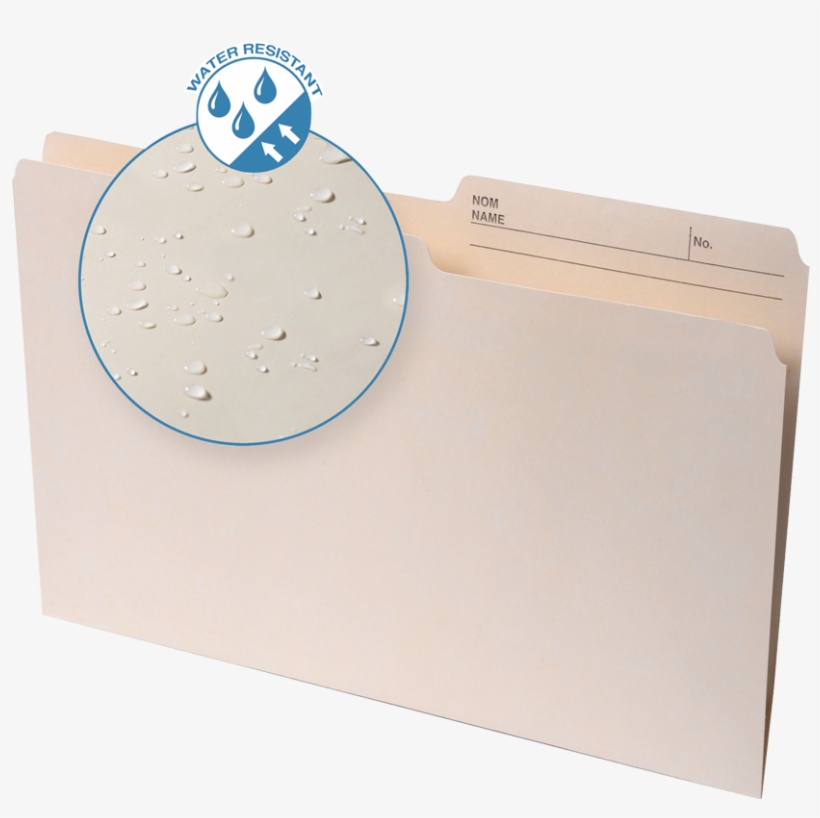 Continental Water-resistant Reversible File Folders - Paper, transparent png #8787422