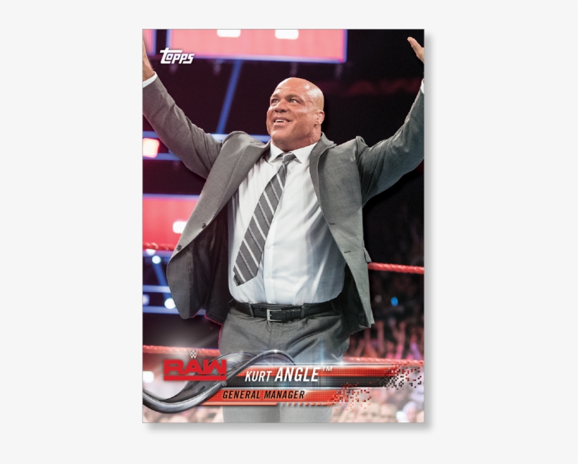 2018 Topps Wwe Kurt Angle - Poster, transparent png #8787428