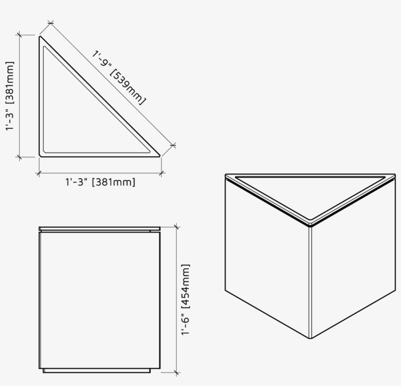 The Sides Of These Storage Units Are One Of Three Dimensions - Diagram, transparent png #8787735