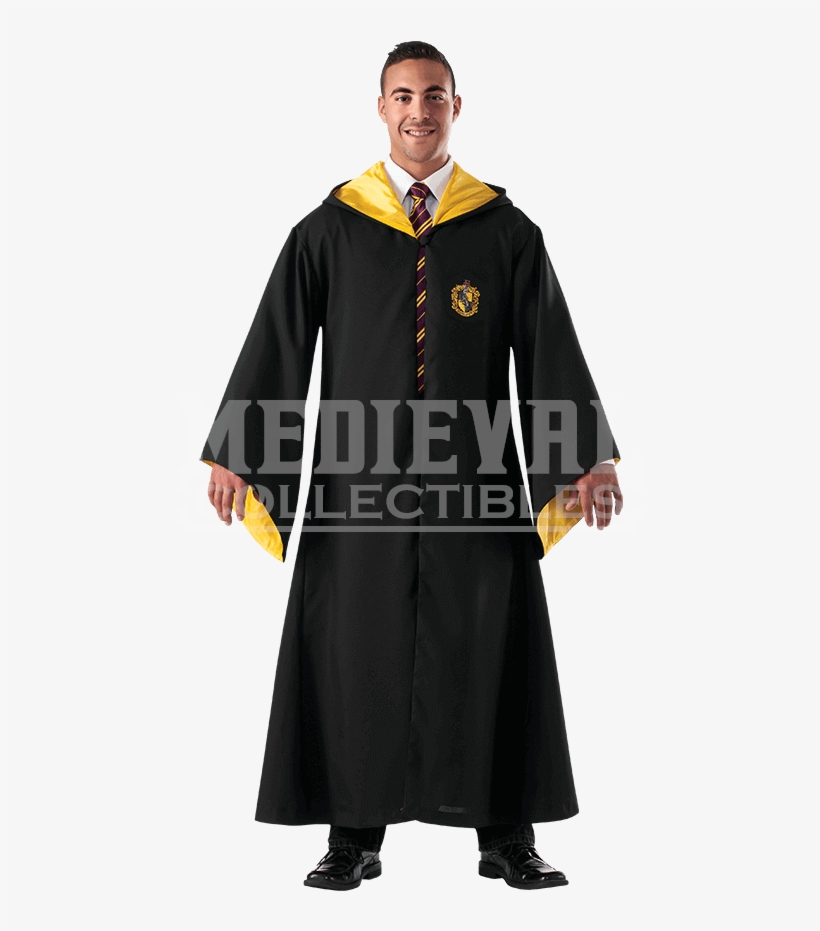 Harry Potter Hufflepuff Replica Robe - Harry Potter Hogwarts Clothes, transparent png #8788216