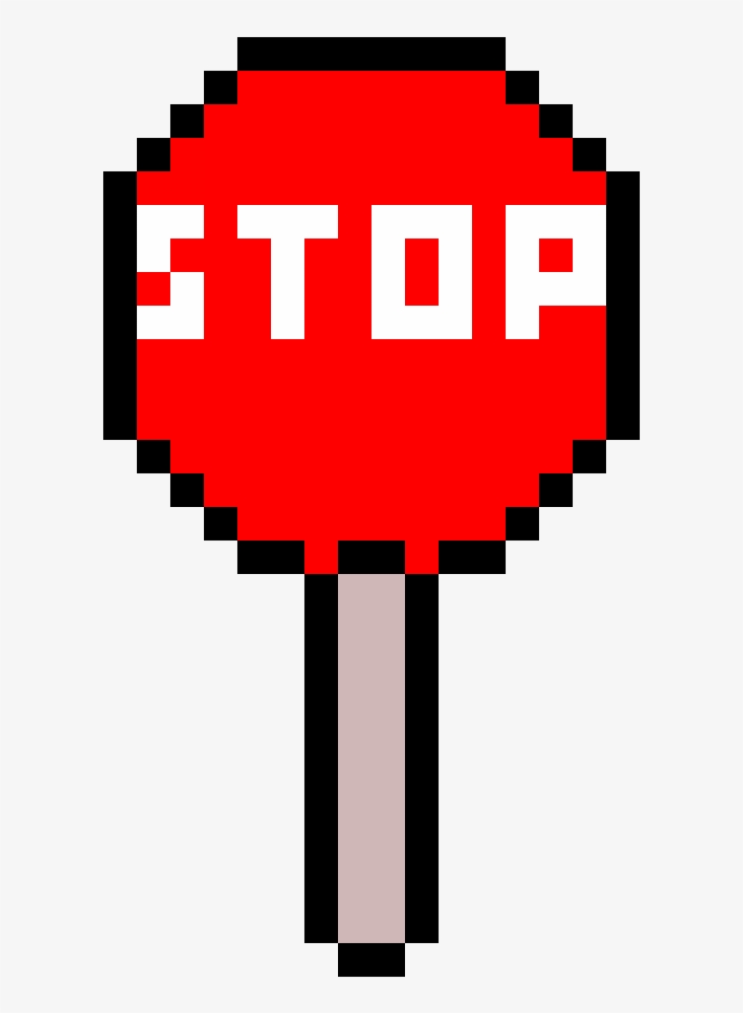 Stop Sign - Mana Potion Pixel Art, transparent png #8789567