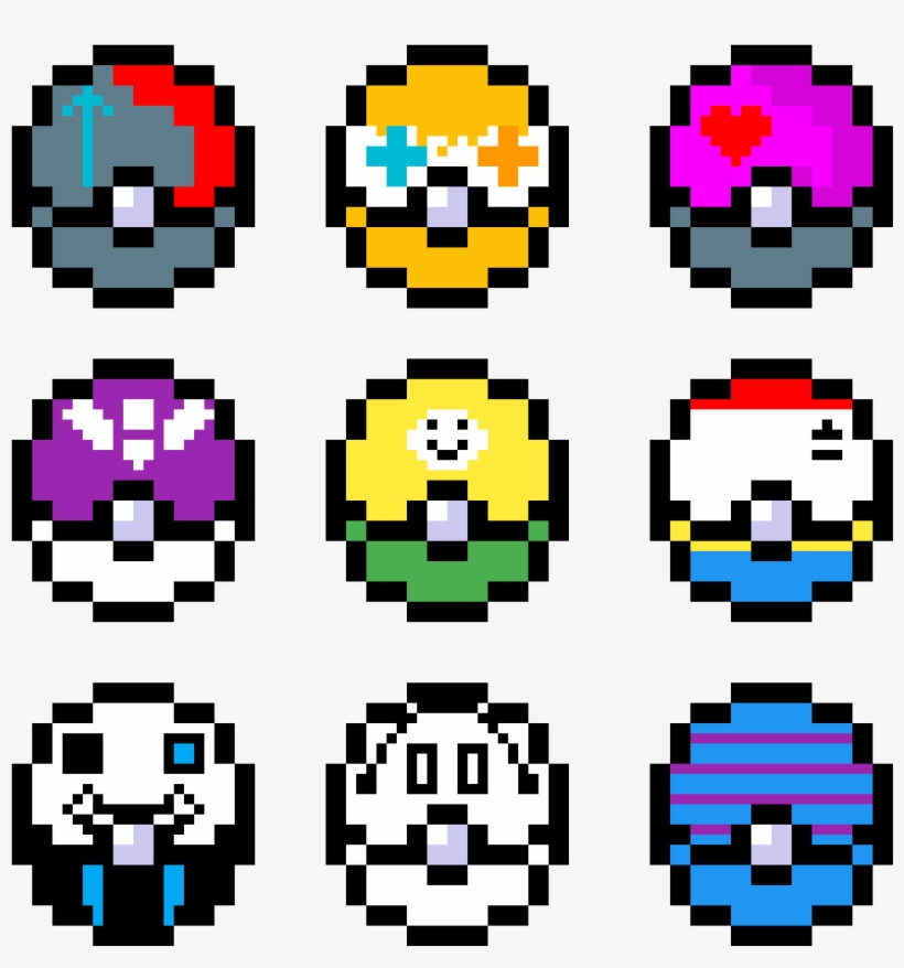 Undertale Character Pokeballs - Circle, transparent png #8789684