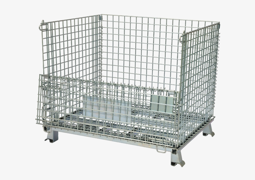 American Industrial Material Handling Stackable Welded - Mesh, transparent png #8791111