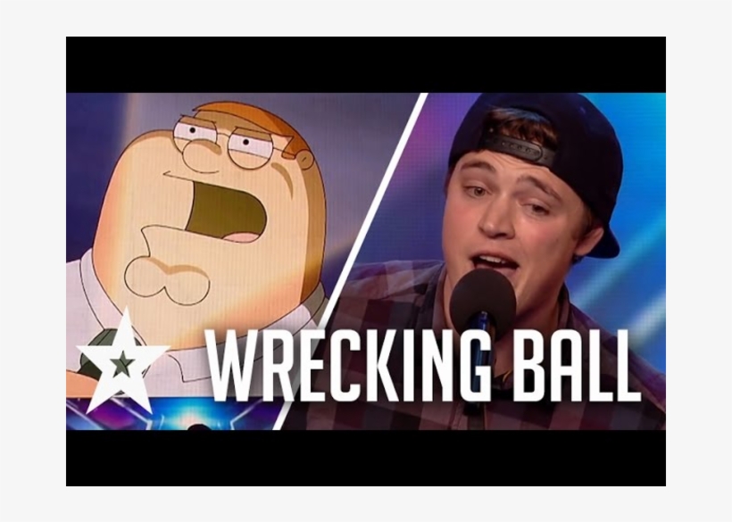 Peter Griffin, Elmo & More Sing Wrecking Ball On Britain's - Animated Cartoon, transparent png #8791647
