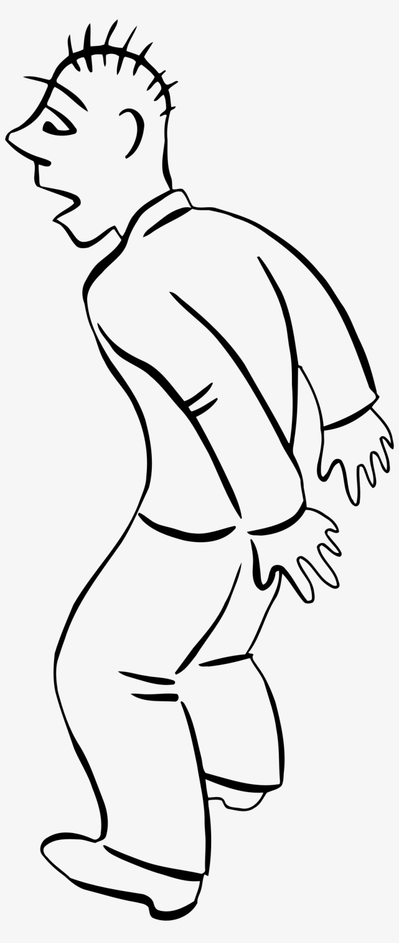 This Free Icons Png Design Of Surprised Man, transparent png #8792114