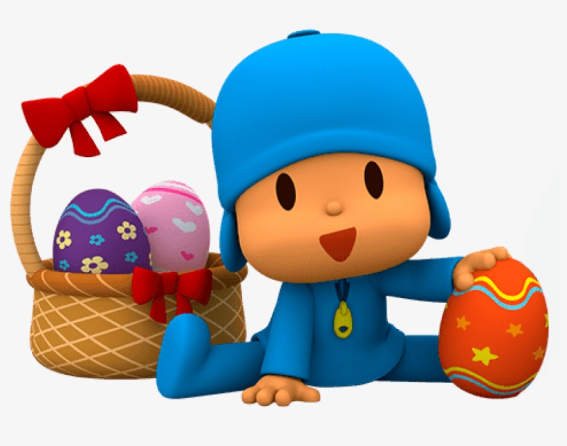 Free Png Download Pocoyo Found Easter Eggs Clipart - Ovo De Pascoa Do Pocoyo, transparent png #8792696