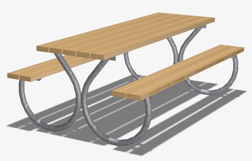 Download - Picnic Table, transparent png #8792977