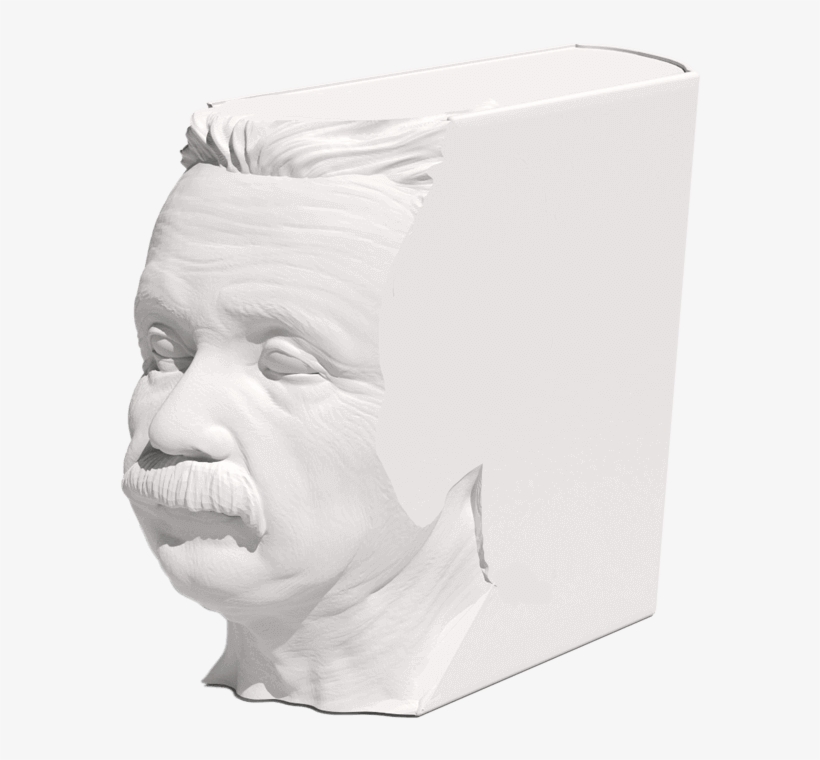 Albert Einstein - Carving, transparent png #8793046