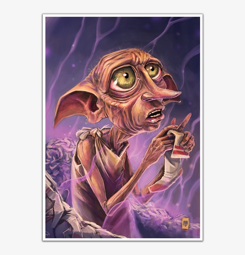 Image Of Dobby - Dobby Caricature, transparent png #8793150