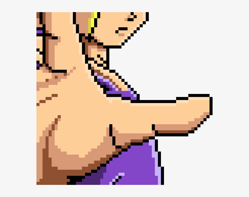 Ssj2 Gohan Pixel - Gohan Ssj2 Pixel Art, transparent png #8793483