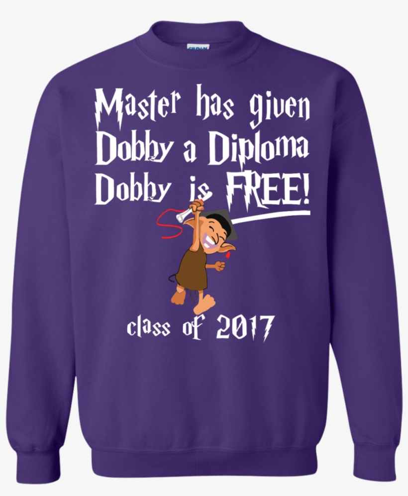 Master Has Given Dobby A Diploma Dobby Shirt, Sweater - Harry Potter, transparent png #8793576