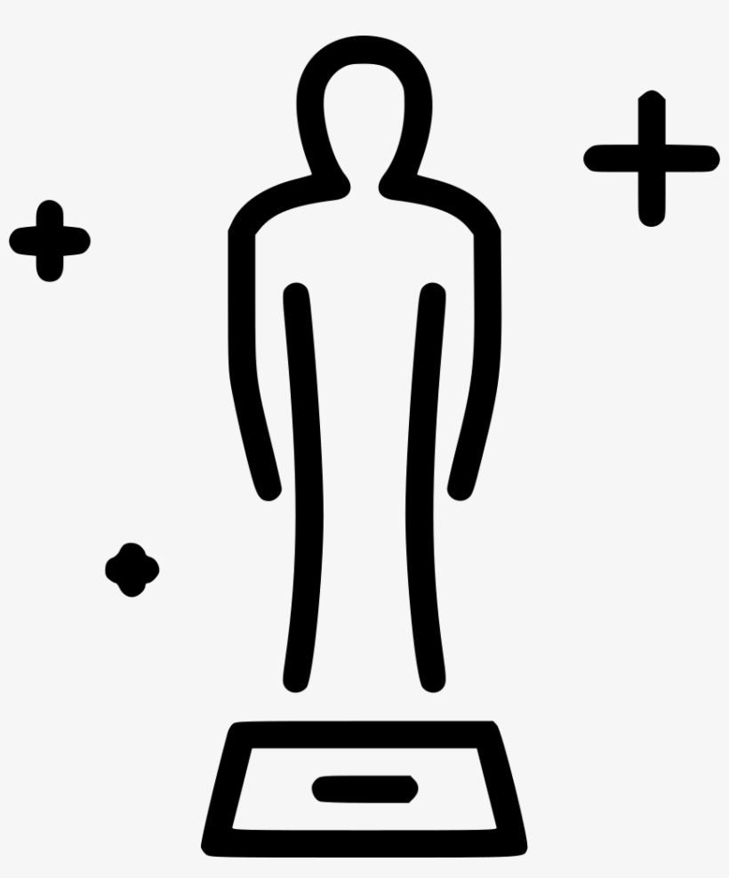 Oscar Human Icon Free Download Oscar Face Svg Png Oscar - Amount Nominees Icon Png, transparent png #8793780