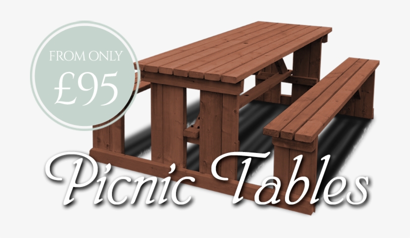 Garden Furniture, Outdoor Benches & Chairs - Picnic Table, transparent png #8793782