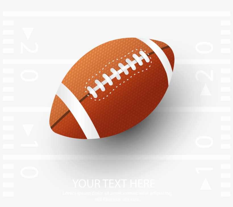 Material Football Nfl Bowl Fantasy American Vector - 美式 足球 素材, transparent png #8793942
