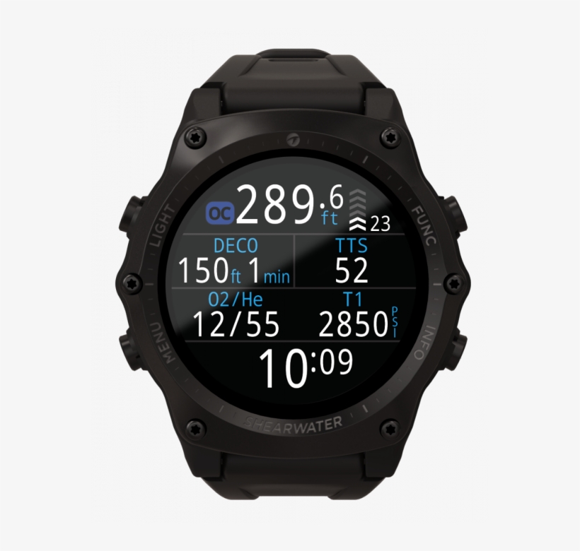 Shearwater Teric Dive Computer - Analog Watch, transparent png #8794200