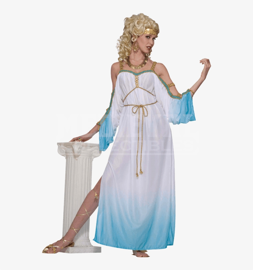Gorgeous Greek Goddess Women's Costume - Astraea Greek Goddess Costume, transparent png #8794895