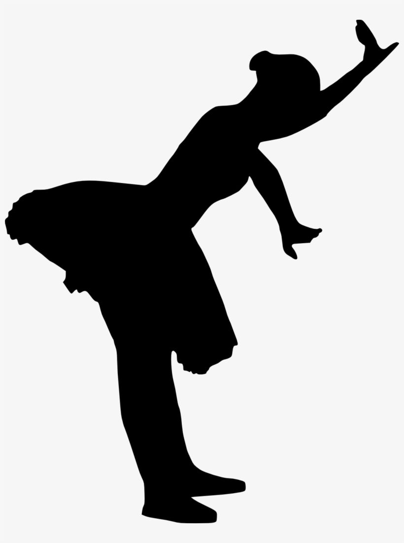 Ballerina Silhouette - Illustration, transparent png #8795091