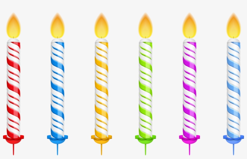 Free Png Download Transparent Birthday Candles Png - Transparent Lit Birthday Candles, transparent png #8795212