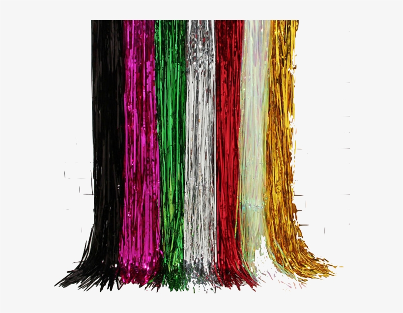 Metallic Streamers Curtain Glitter Curtain Background Free