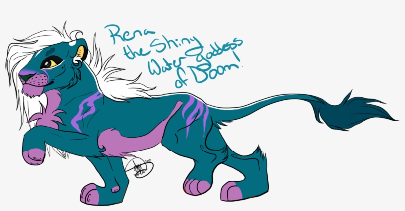 Rena The Shiny Water Goddess Of Doom By Izzyshea, transparent png #8795570