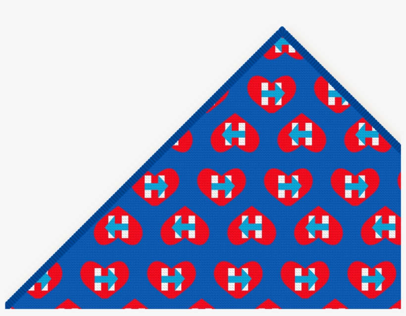 Hearts With Hillary Scarf Blue - Traffic Sign, transparent png #8795812