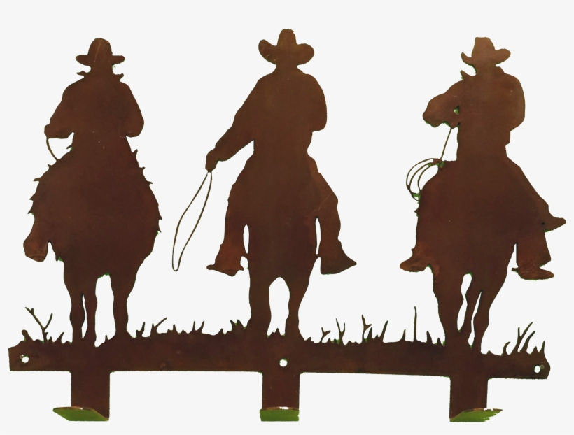 Triple Silhouette - Small - Cowboy, transparent png #8795941