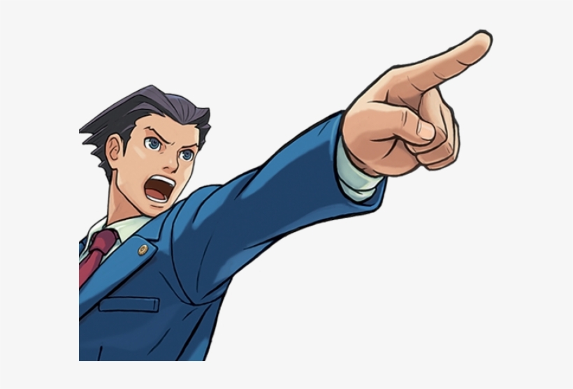 Lawyer Clipart Objection - Phoenix Wright Smashified, transparent png #8797022