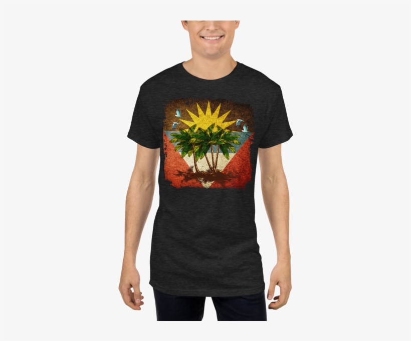 Grunge Flag Long Body Urban Tee - T-shirt, transparent png #8797032