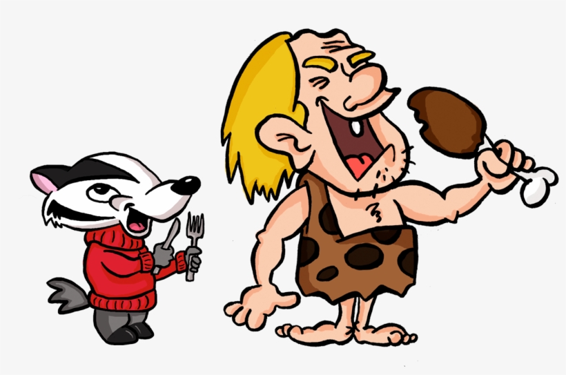 Badger-caveman - Clip Art, transparent png #8798309