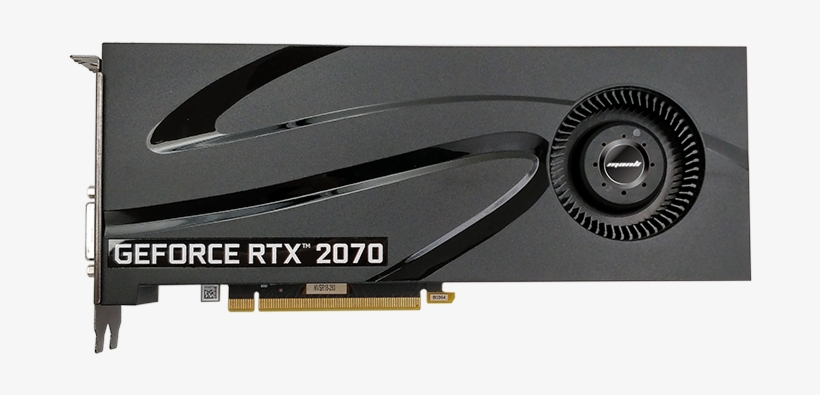 Manli Geforce Rtx™ 2070 Heatsink With Blower Fan - Manli Rtx 2060 Blower, transparent png #8798462