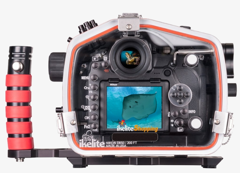 50dl Water Housing For Nikon D500 Dslr - Waterproof Case Canon 80 D, transparent png #8798603