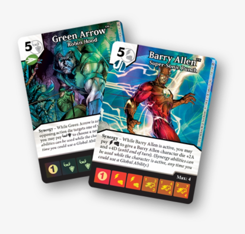 Inserted Randomly Into Gravity Feeds, The Foil Packs - Dice Masters Green Arrow And The Flash Card List, transparent png #8799593