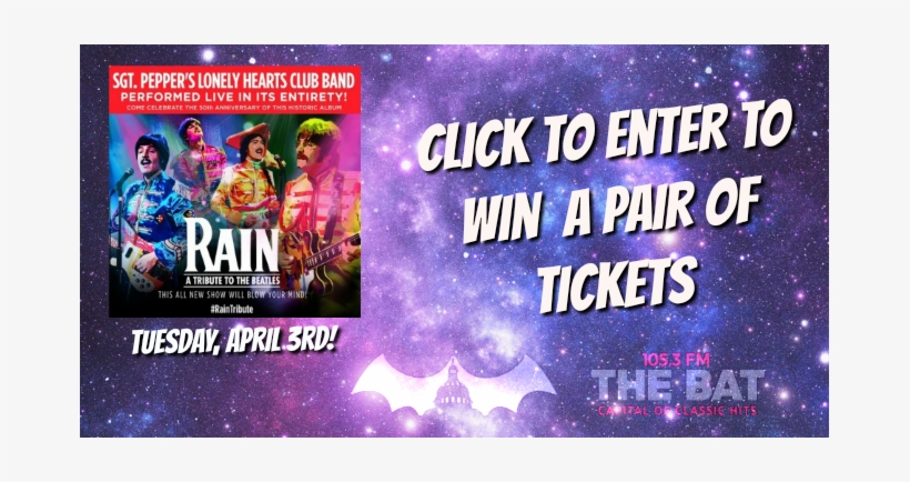 Enter To Win Tickets To Rain - Flyer, transparent png #880018