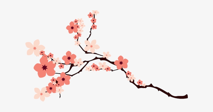 Sakura Tree Tumblr - Cherry Blossom Vector Png, transparent png #880632