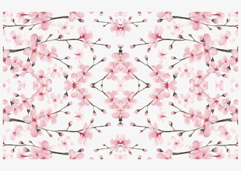 Cherry Blossom Watercolor // Cherry Blossom Floral - Cherry Blossom Watercolor By Magentarosedesigns - Customized, transparent png #880656