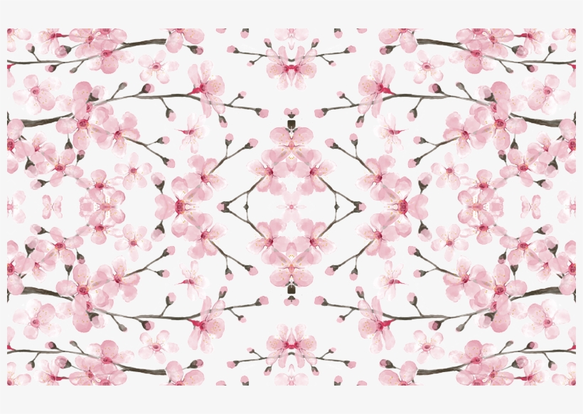 Cherry Blossom Watercolor // Cherry Blossom Floral - Cherry Blossom Watercolor By Magentarosedesigns - Customized, transparent png #880656