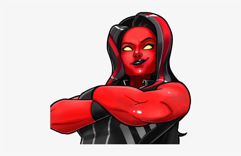 Red She-hulk Rank 5 Icon - Red She Hulk Avengers Academy, transparent png #880782