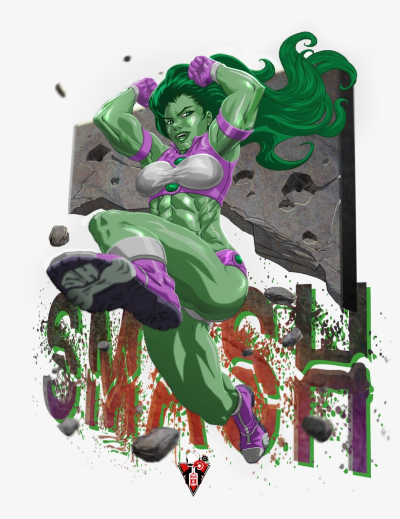 She Hulk By T Turner - She-hulk, transparent png #881032