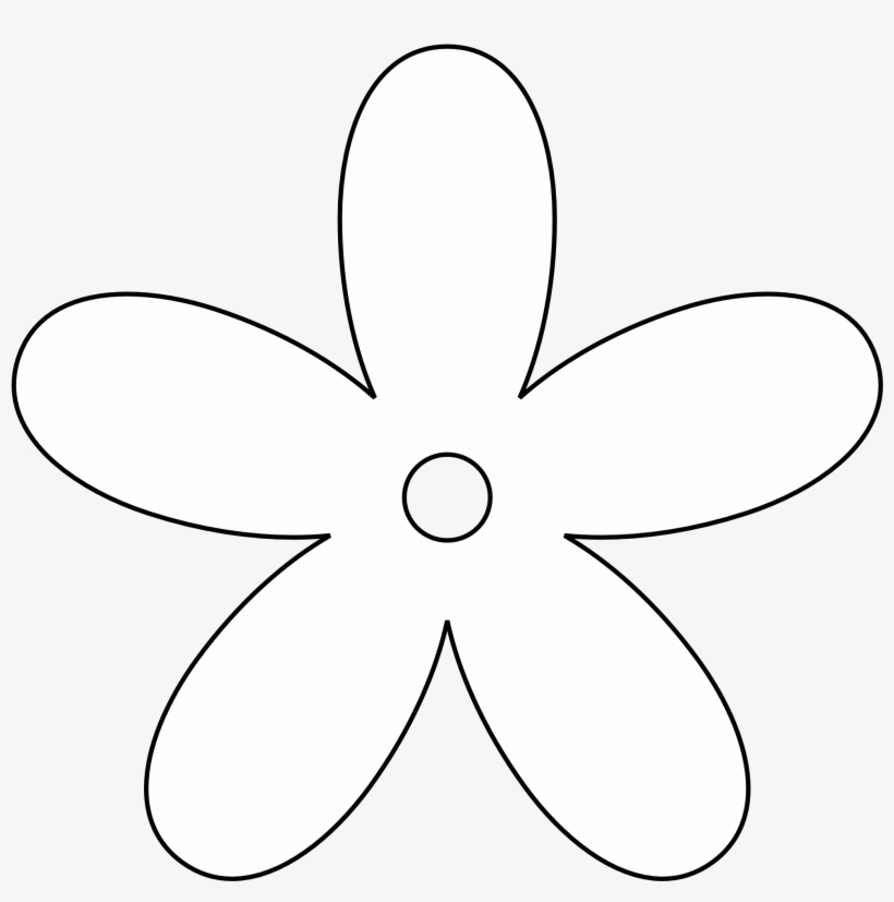 Retro Flower Clipart - Flower Clip Art White, transparent png #881569