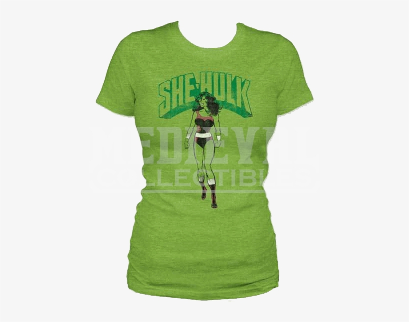 Juniors Vintage She Hulk T Shirt - Hulk, transparent png #881573