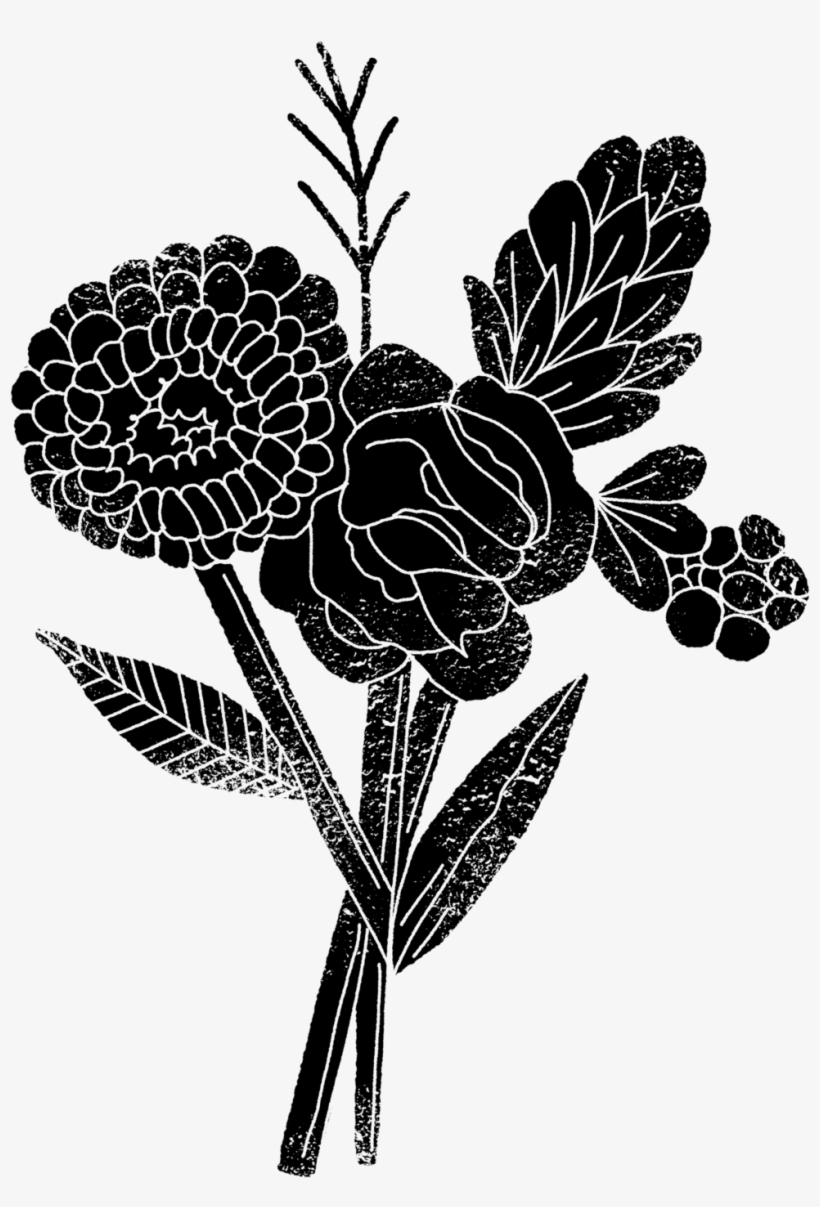 Blackflowers - Portable Network Graphics, transparent png #881624