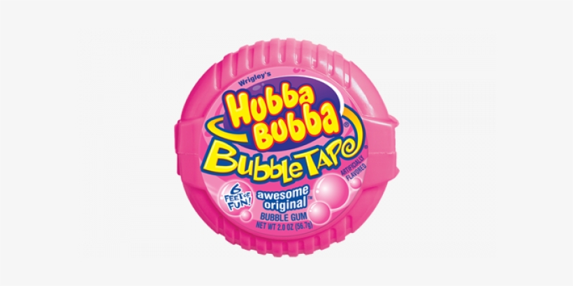 Hubba Bubba Bubble Tape Original Flavor Buy It At Www - Hubba Bubba Tape Tropical, transparent png #881646