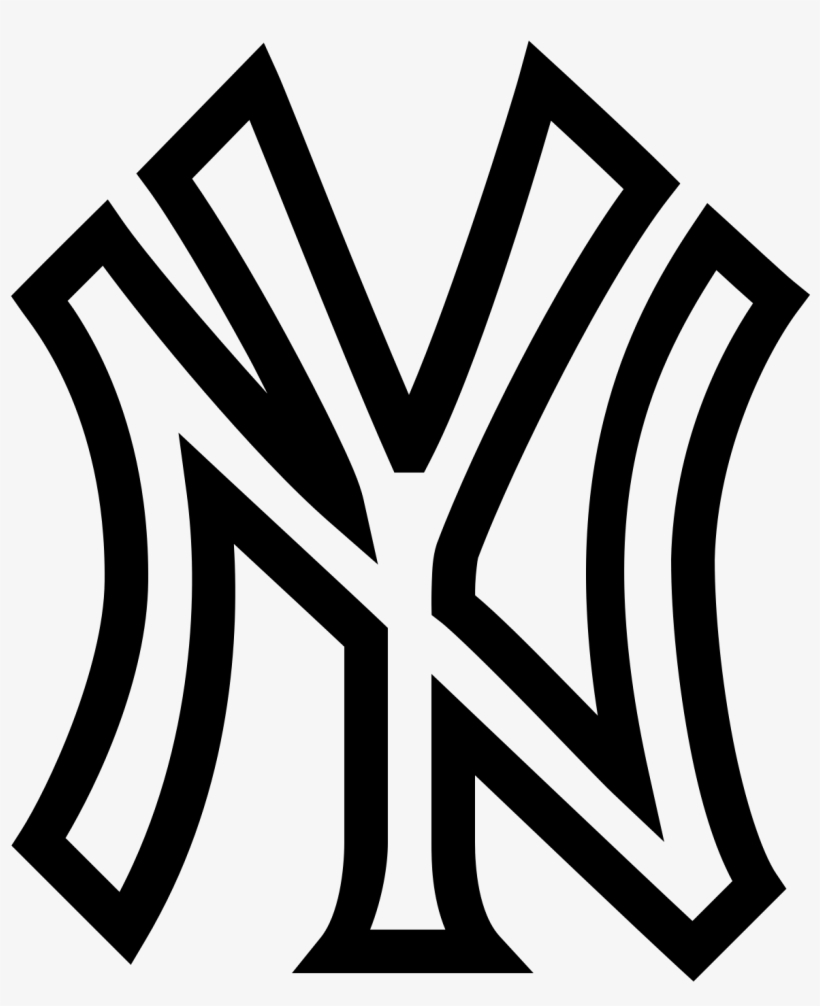 Ny Drawing At Getdrawings - New York Yankee Logo Svg, transparent png #881755