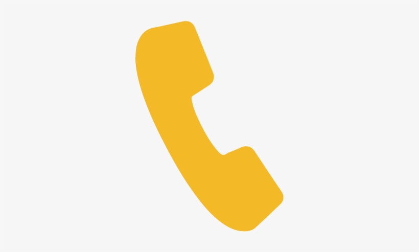 Contact Icon - Telephone Logo Png Yellow, transparent png #881835
