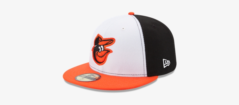 Men's Baltimore Orioles New Era Black/white Game Authentic - Baltimore Orioles Hats, transparent png #882069